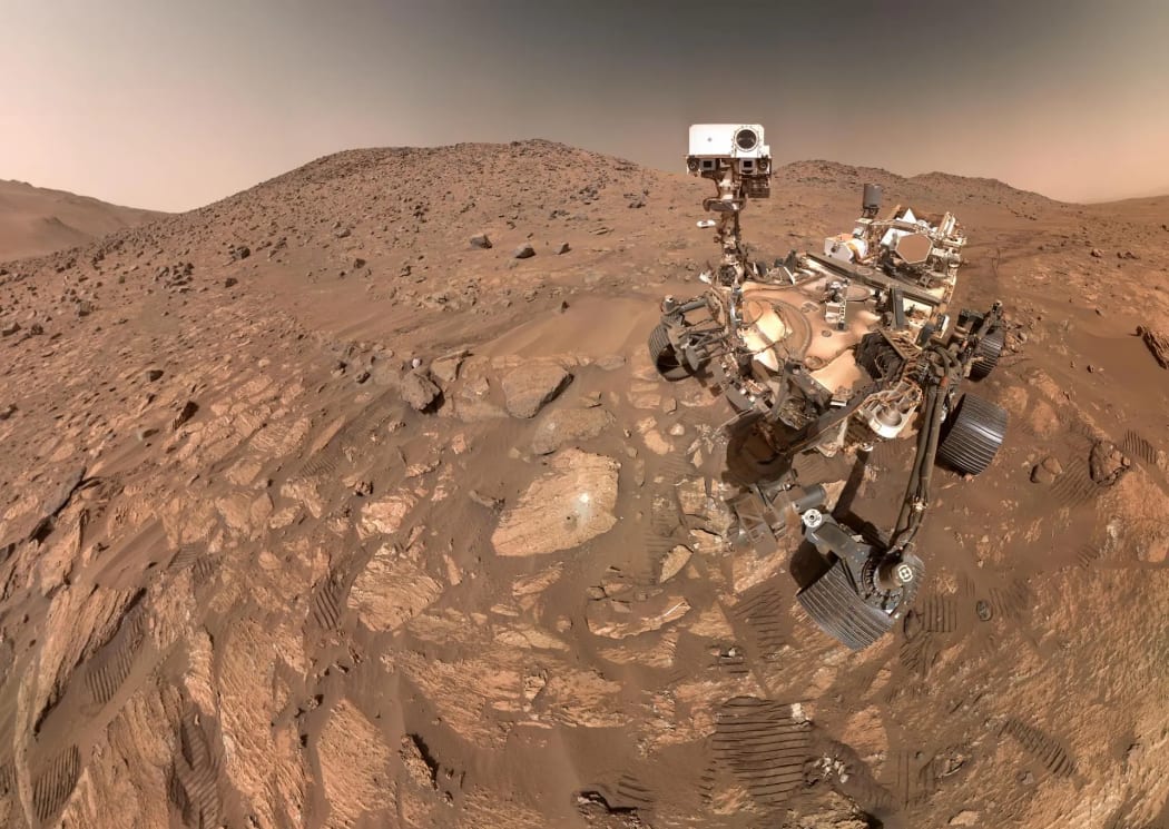 NASA's Perseverance Mars Rover took this selfie in July 2024.