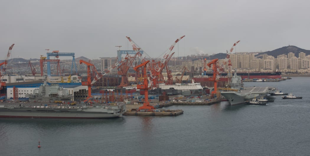 The Dalian port in northern China.