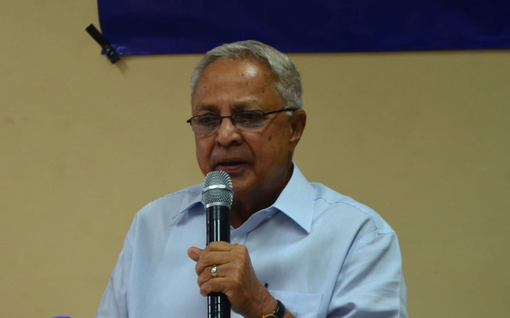 Fiji Labour Party's Mahendra Chaudhry