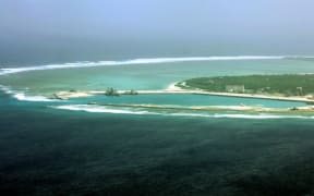 Part of the city of Sansha on the island of Yongxing, also known as Woody Island, in the disputed Paracel chain. (File, 2012)