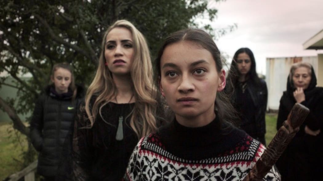 A still from "Waru."