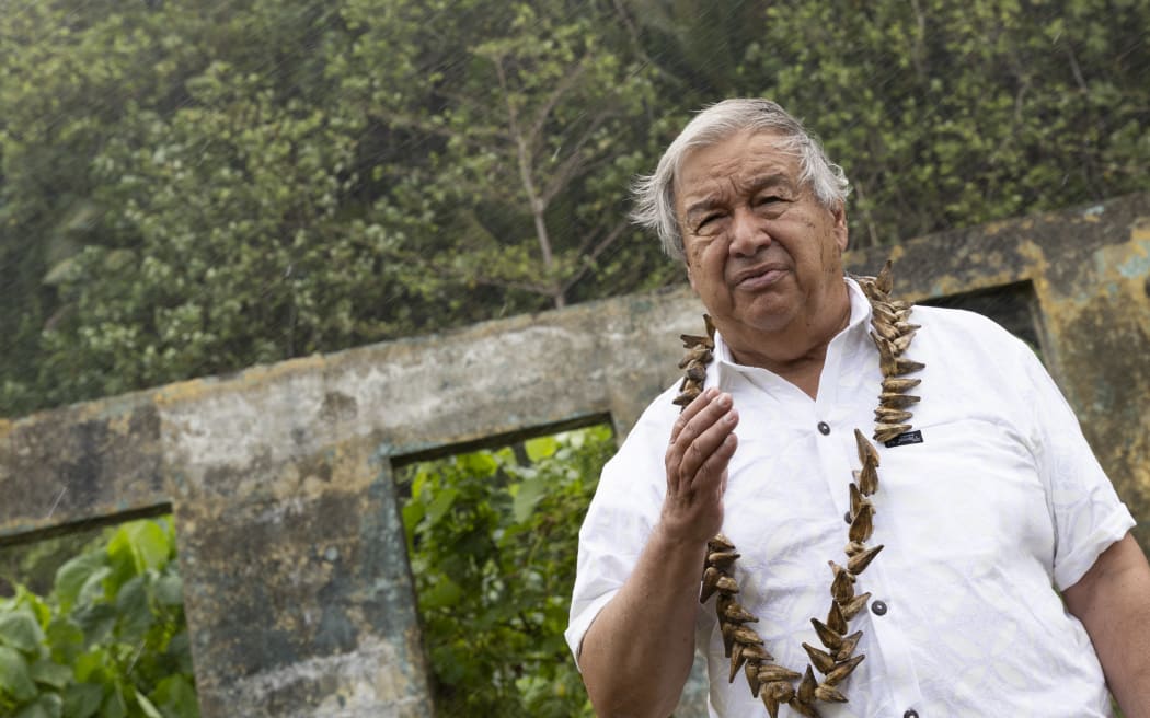 António Guterres in Samoa. August 2024