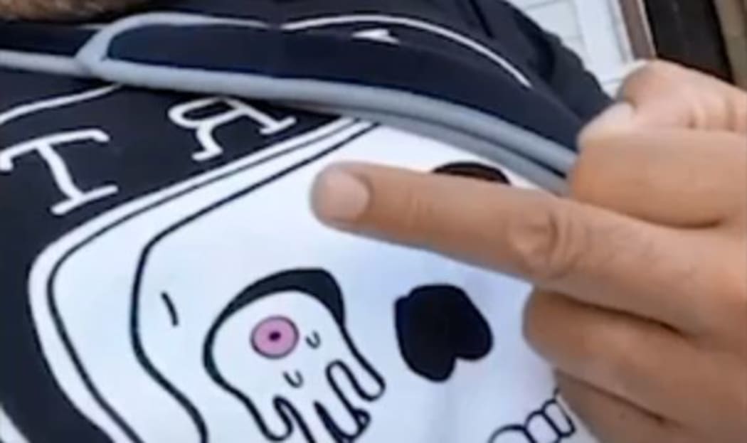 Actor Robbie Magasiva gives 2019 the finger on Instagram - and in the Herald.