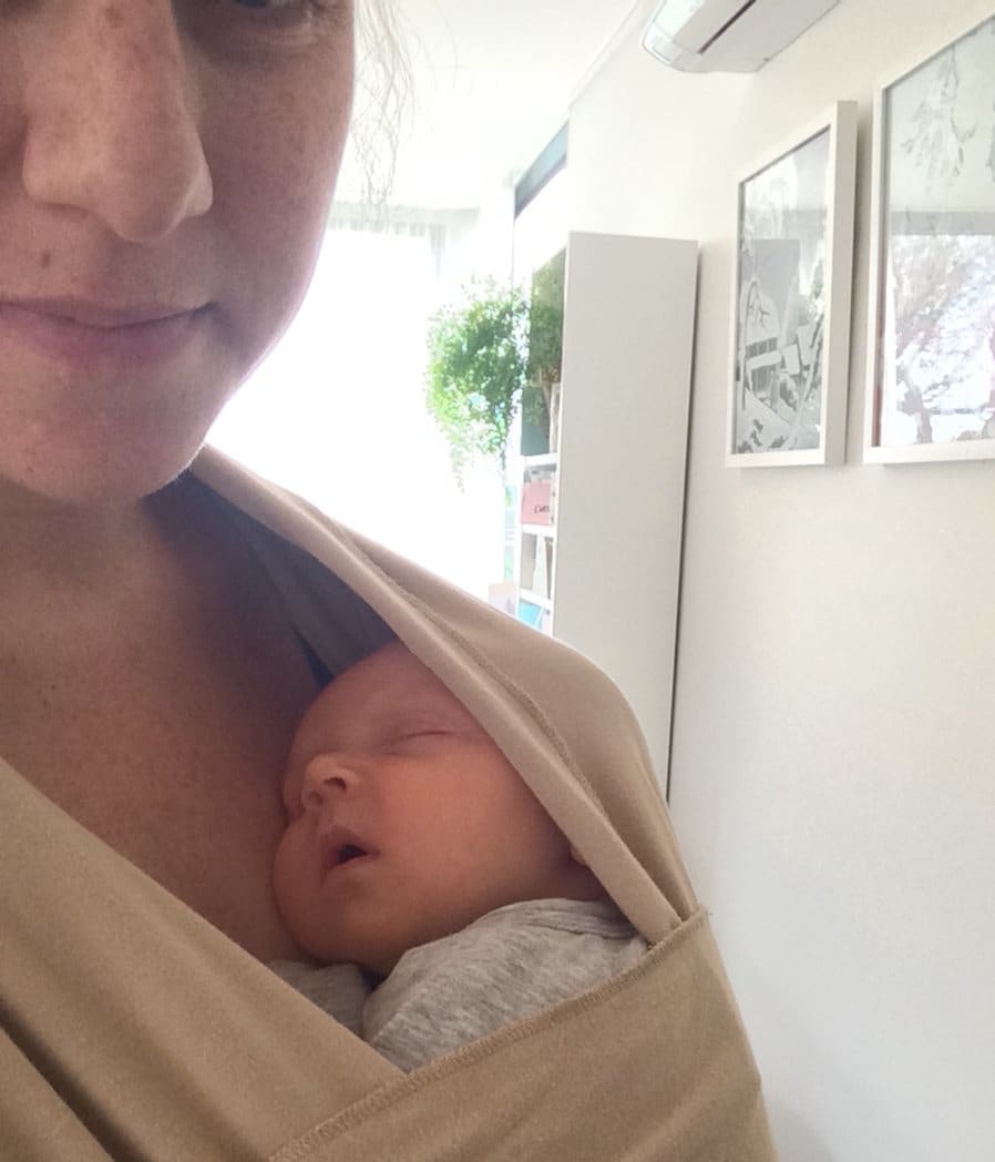 Monica and baby