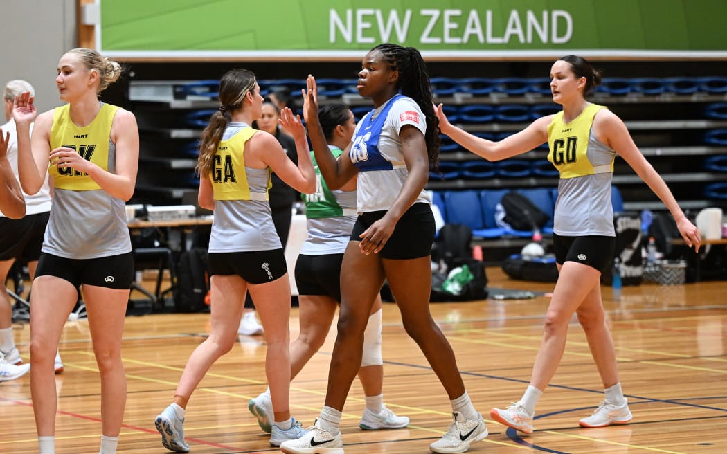 Grace Nweke.
Silver Ferns netball training session ahead of the upcoming Constellation Cup Netball Series. Auckland, Thursday 9 October 2025 © Photo: Andrew Cornaga / Photosport