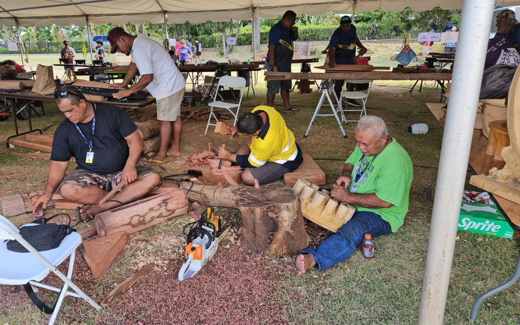 A master carver from the Pacific.
