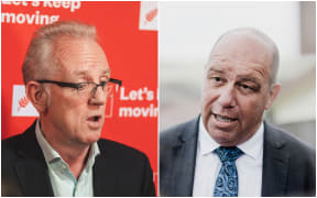Ōhāriu candidates - Labour's Greg O'Connor and National's Brett Hudson