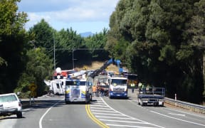 At least five people have been injured in a crash between Richmond and Mapua on the Coastal Highway in Tasman District