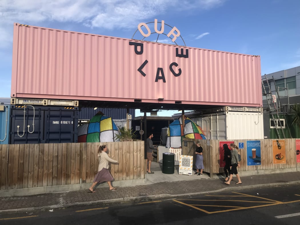 Tauranga's temporary 'Our Place' on vacant council land