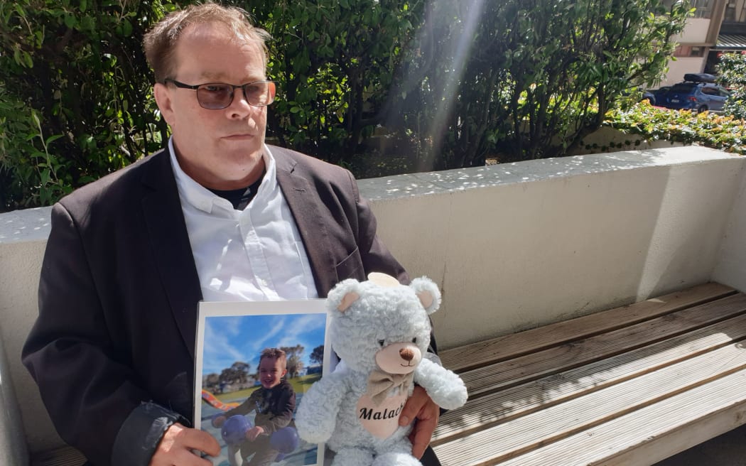 Shane, relative of Malachi Subecz - campaigning for mandatory reporting of child abuse over Malachi's murder - do not re-use please, family don't like this photo