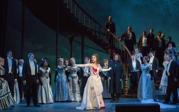 A scene from Lucia di Lammermoor