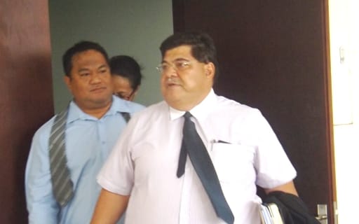 Tupuola Terry Tevita and his lawyer