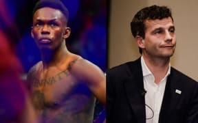 Israel Adesanya and David Seymour