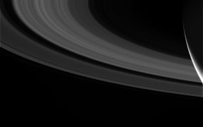 This image of Saturn's rings was taken by Cassini in its last days of operation