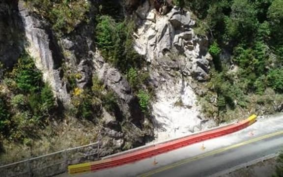 Work is set to begin to stablise a rockface on SH6 which was damaged by a slip