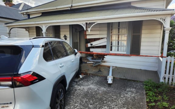 News image for Person in hospital as car ploughs into villa