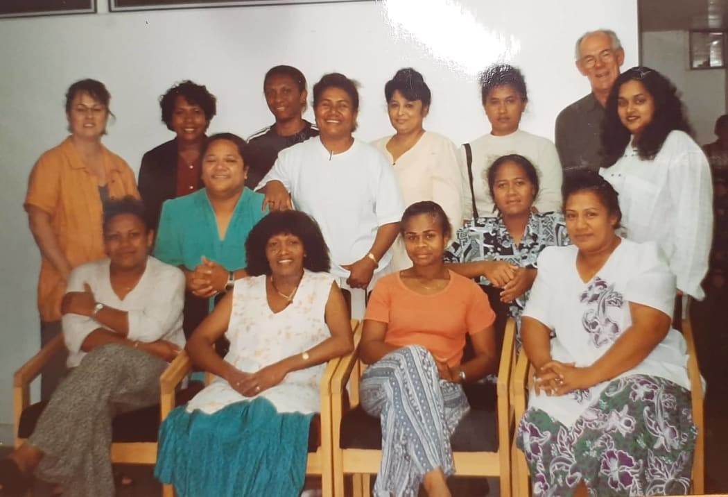 Pacific women's training course in Fiji 1999/2000 - supported by Linden Clark and Ian Johnstone.