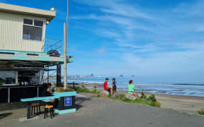 Fitzroy Beach is New Plymouth's most popular swimming beach.