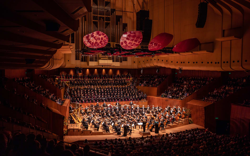 Croker described the Sydney Symphony Orchestra's performance marking the reopening of the Concert Hall (pictured here) as "exhilarating".