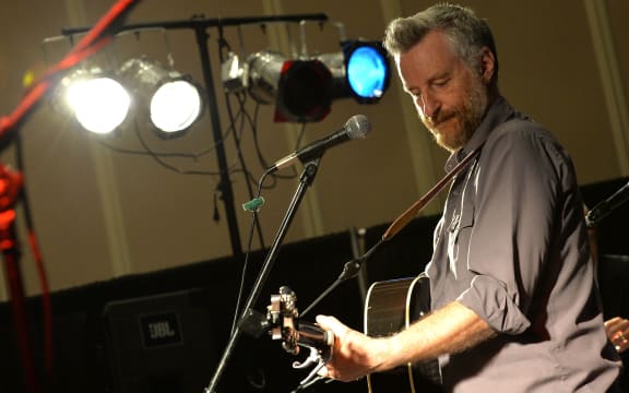 Billy Bragg performing in Nashville last year.