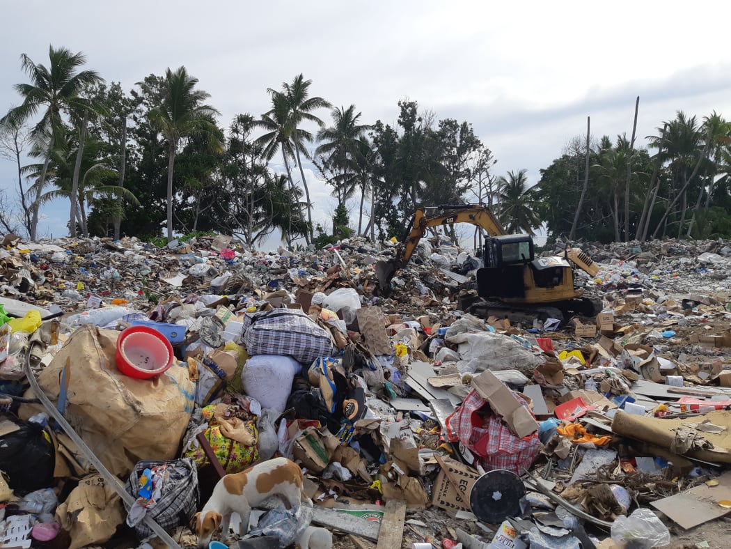 Rubbish, plastic waste, trash in Tuvalu