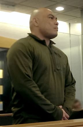 Walter Tauatevalu, who is charged with the attempted murder of police officer Simon Tate.