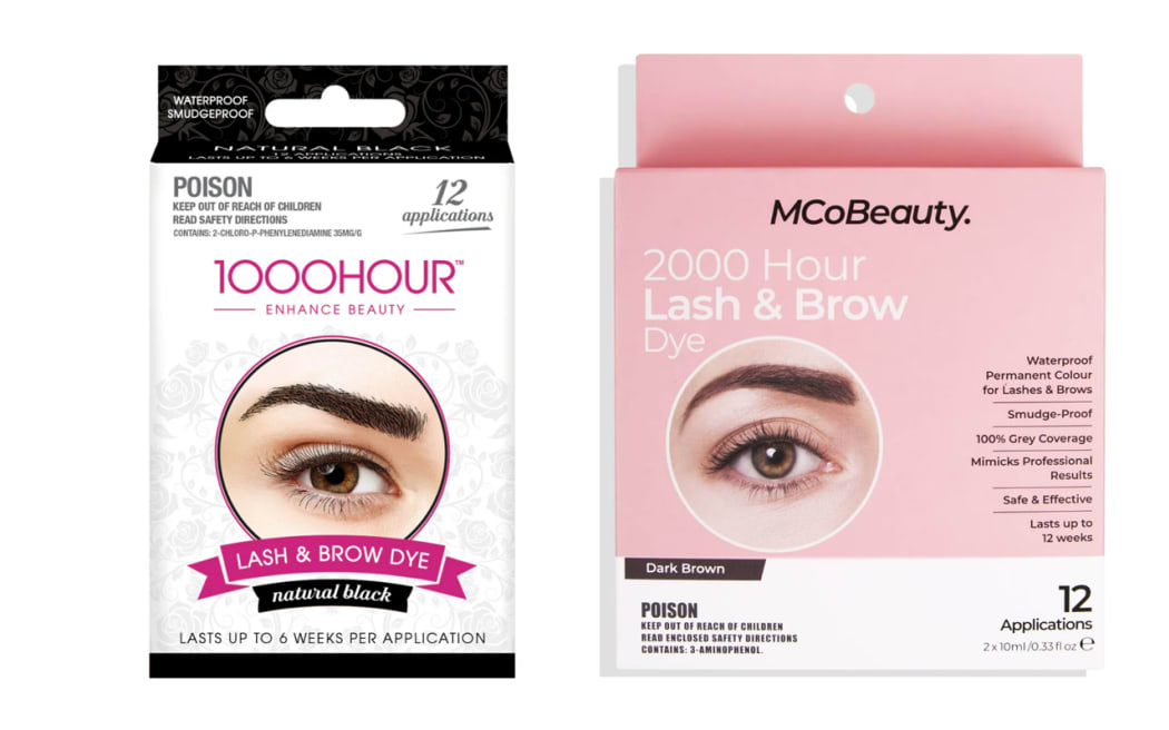 The original 1000Hour tint kit on the left, compared to MCoBeauty's 2000 Hour product on the right.