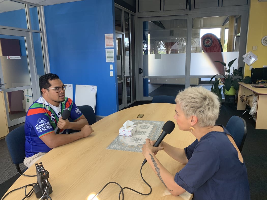 Emma Espiner interviews Dr Vaaiga Autagavaia at Sir Edmund Hillary Collegiate School in Ōtara