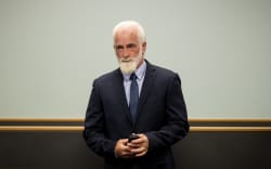 James Henry Wilson at the Auckland High Court where he is on trial for the 1987 murder of Red Fox Tavern publican Chris Bush. 08 February 2021 New Zealand Herald photograph by Dean Purcell.