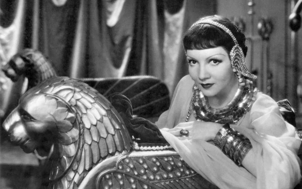 Claudette Colbert 
.
It is forbidden to reproduce the photograph out of context of the promotion of the film. It must be credited to the Film Company and/or the photographer assigned by or authorized by/allowed on the set by the Film Company. Restricted to Editorial Use. Photo12 does not grant publicity rights of the persons represented. (Photo by 7e Art/Paramount Pictures / Photo12 via AFP)