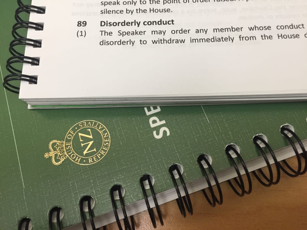 Standing Orders and Speakers' Rulings come in handy ring bound books which you see MPs quickly checking in the House during arguments over rules.