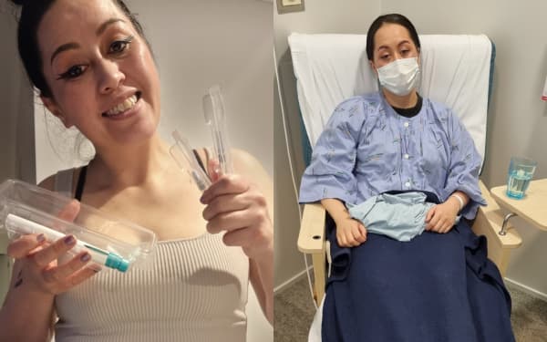 Aree Altments began documenting her IVF journey to share later if the fertility treatment was successful.