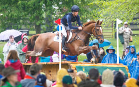 Tim Price riding Bango at the Kentucky on 2016.