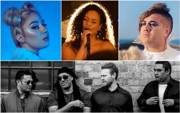 Clockwise from top left: Theia, Amba Holly, PERE, L.A.B.