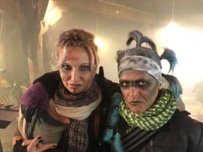 Dawn Marron (on right)
