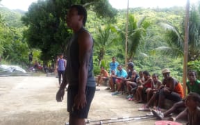 A local weightlifting competition at the high performance centre in Levuka, which was destroyed by Cyclone Winston in 2016