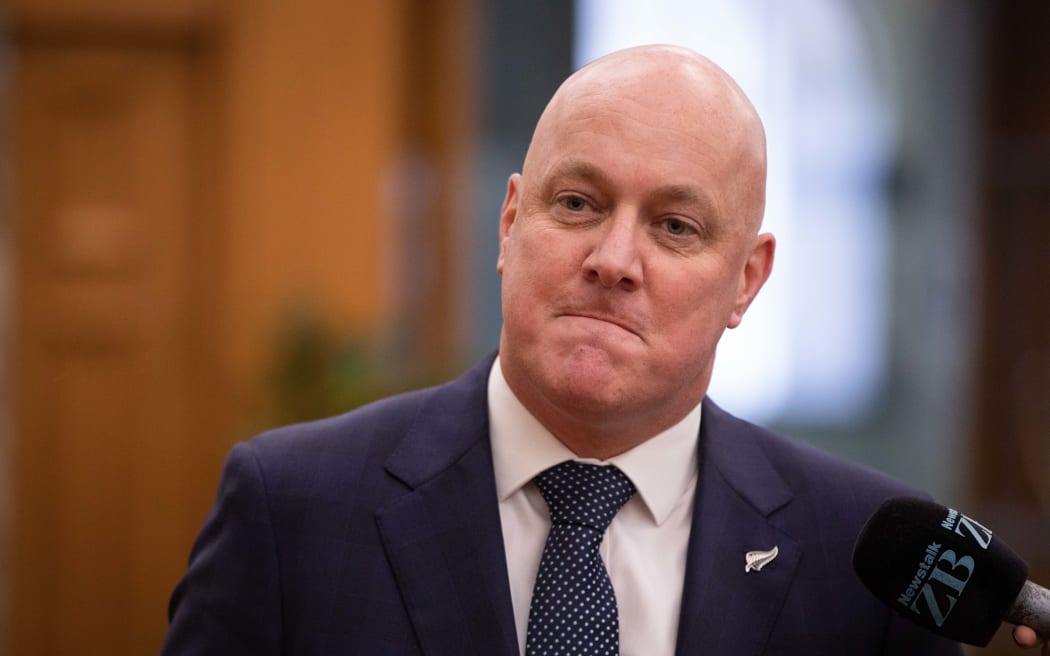 National Party leader Christopher Luxon
