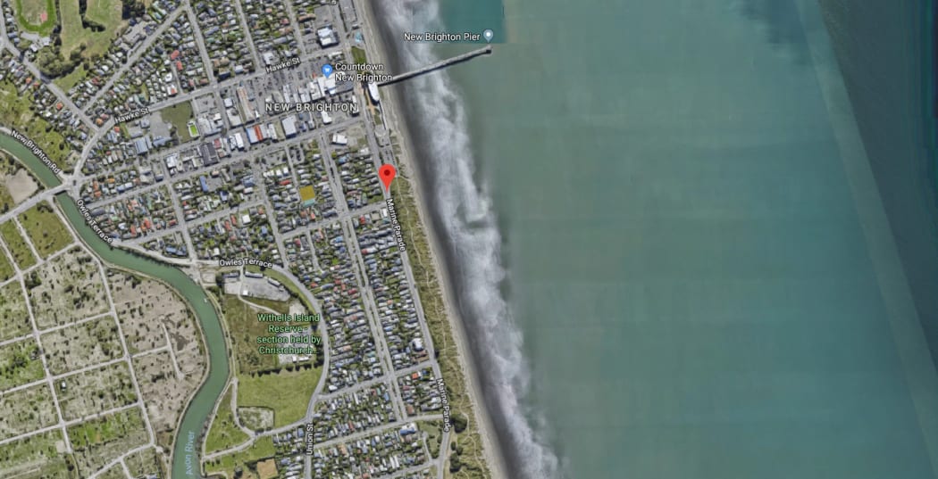 Marine Parade in New Brighton, Christchuch