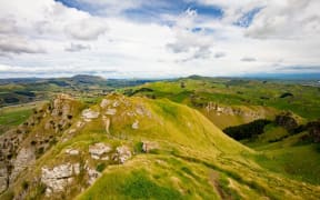The view from the top of Te Mata Peak near Hastings.