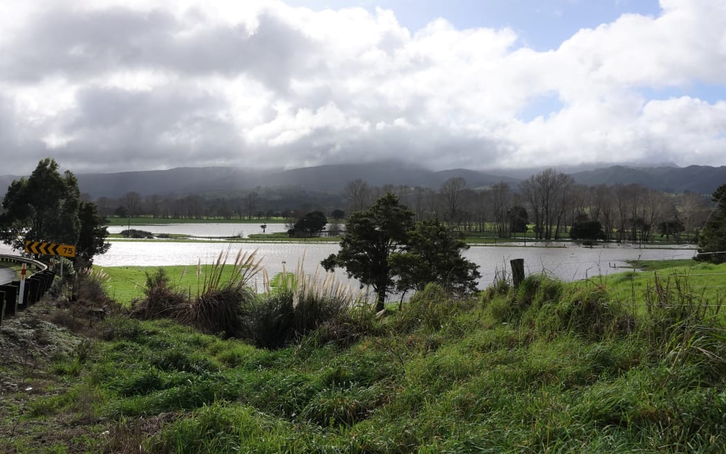 Flooding on farmlands in Maramanui.