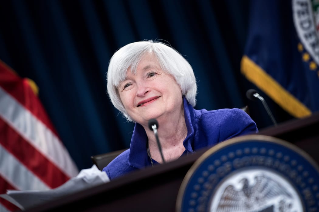 Federal Reserve Board Chair Janet Yellen speaks during a briefing at the US Federal Reserve December 13, 2017 in Washington, DC.