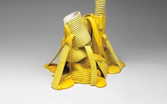 Andrea du Chatenier Untitled (Yellow Stack)