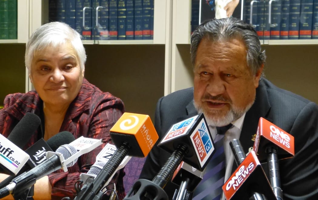 Pita Sharples and Maori Party co-leader Tariana Turia.