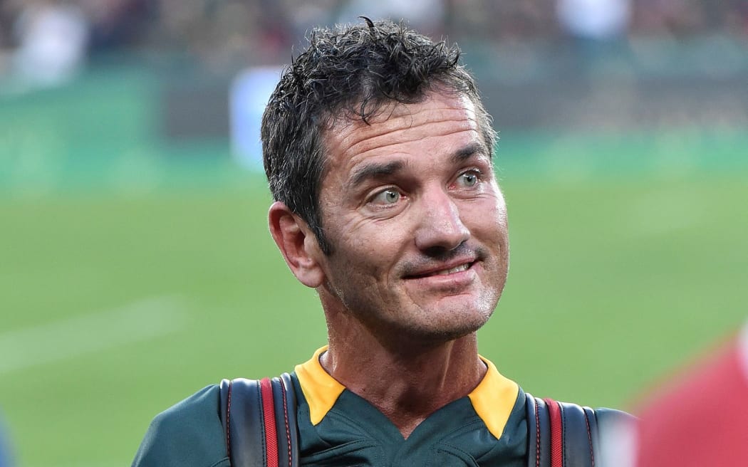Former Springbok halfback Joost van der Westhuizen.