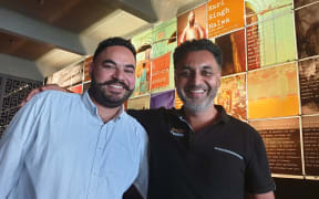 New Plymouth Sikh Society members Jaz Singh (left) and Sunny Singh Grewal.