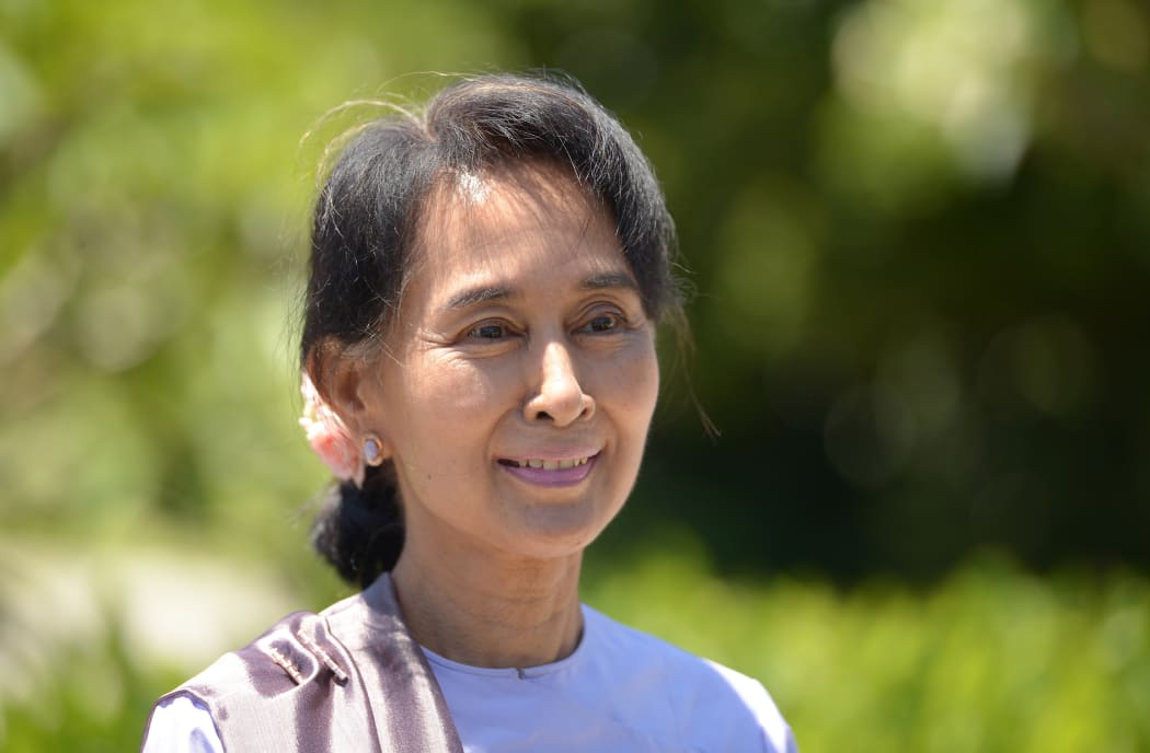 Aung San Suu Kyi.