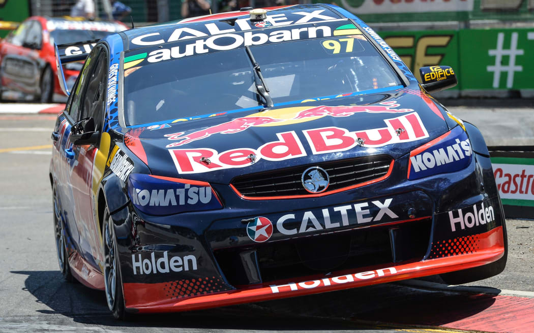 Shane van Gisbergen during practice at Sydney Olympic Park.