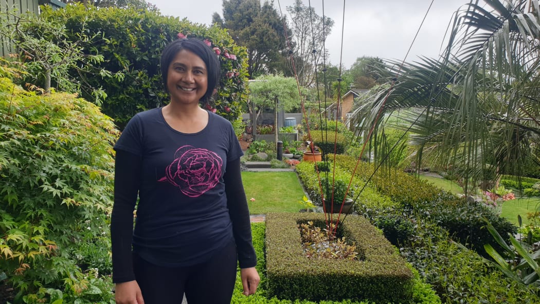 Taranaki Garden Festival director Tetsu Garnett
