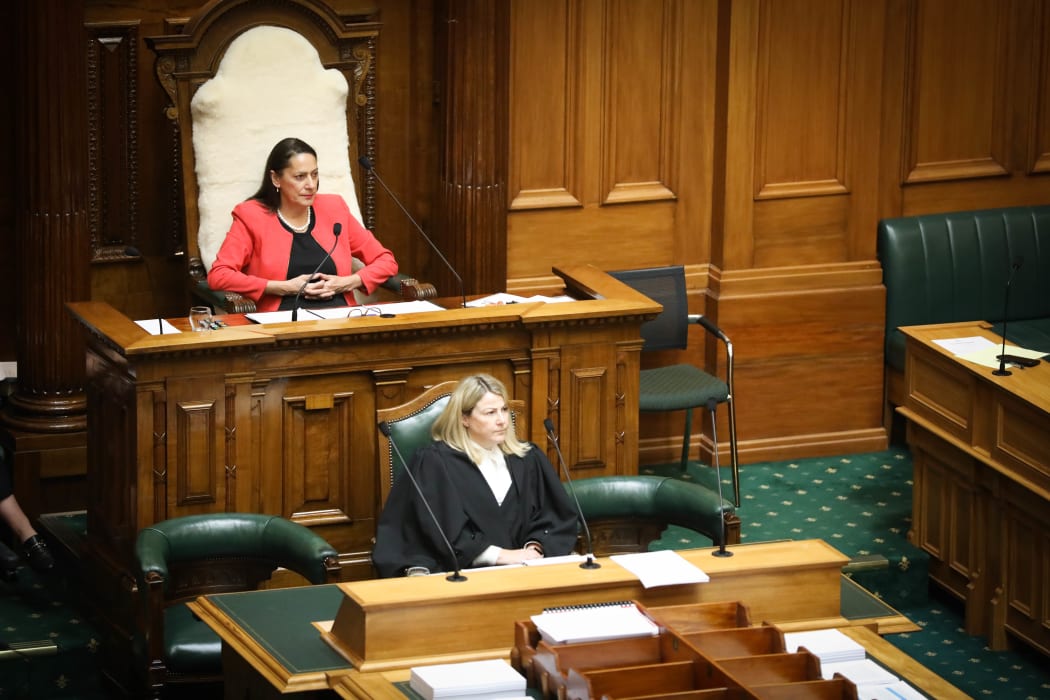 Labour MP Poto Williams in her role as Assistant Speaker.