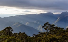 View from John Reid Hut, Kahurangi